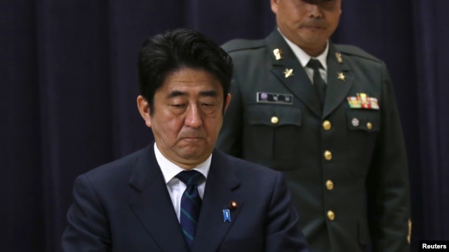 Japan's PM Shinzo Abe (photo January 2013)