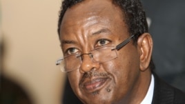 Somalia Prime Minister Abdi Farah Shirdon Saaid listens to a question from the media in Mogadishu, October 6, 2012. 