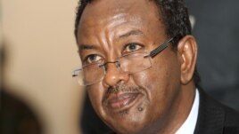 Somalia Prime Minister Abdi Farah Shirdoon Saaid listens to a question from the media in Mogadishu, October 6, 2012. 