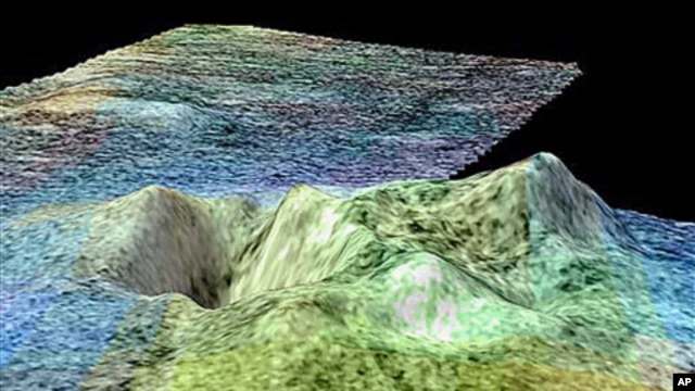 Hoton nan na tauraruwar Titan dake Duniyar Saturn da kumbon Cassini na Turai ya dauka.