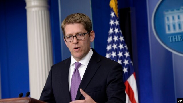 Phát ngôn viên Tòa Bạch Ốc Jay Carney chúc mừng ông Modi và đảng BJP.