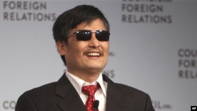 Chen Guangcheng speaks at the Council on Foreign Relations, New York, May 31, 2012.