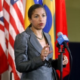 Susan Rice, Permanent Representative of the United States to the United Nations (file photo)