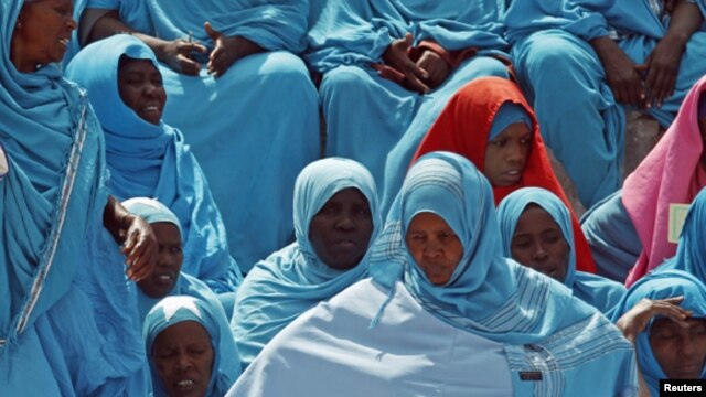 Wanawake wa Somalia mjini Mogadishu 