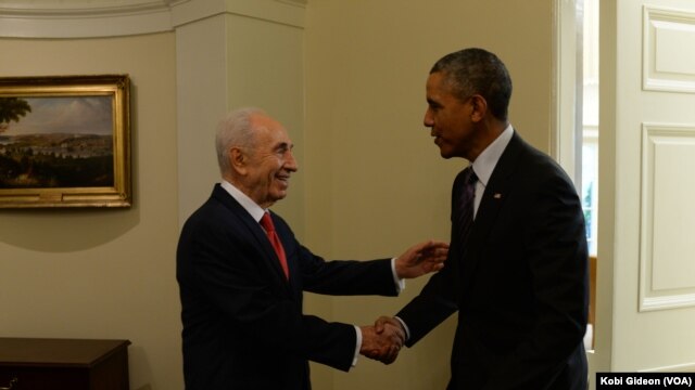 Шимон Перес и Барак Обама