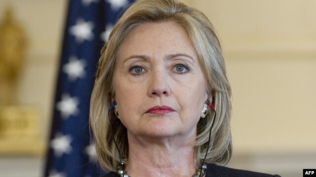 US Secretary of State Hillary Clinton at the State Department in Washington, DC, January 6, 2011.