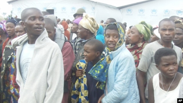 Réfugiés congolais au camp de Nkamira, au Rwanda (Mai 2012)