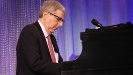 Composer Marvin Hamlisch performs at the Cedars-Sinai Board of Governors Gala at The Beverly Hilton Hotel in Beverly Hills, California, November 8, 2011.