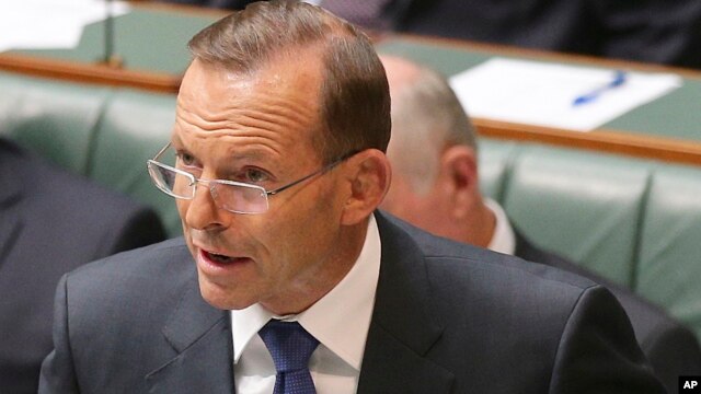 Thủ tướng Australia Tony Abbott nói ông được bảo đảm rằng những máy bay ném bom B-1 của Mỹ sẽ không được điều tới Australia