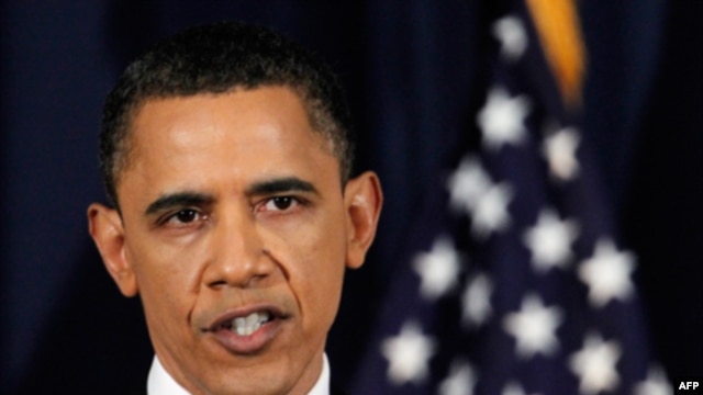 Tổng thống Obama đọc diễn văn về Libya tại trường Đại học Quốc phòng ở thủ đô Washington, ngày 28/3/2011