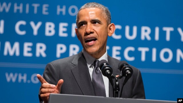 Барак Обама. Стэнфордский университет. Пало-Альто, штат Калифорния. 13 февраля 2015 г.