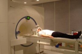 An MRI imaging machine similar to one researchers Lucy Brown and Helen Fisher used to test brain activity in 17 in-love college students.