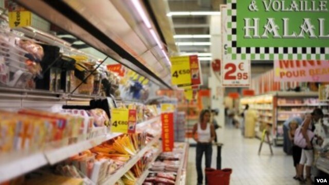 Halal hrana na policama Core, u Francuskoj