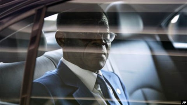Equatorial Guinea's long-time, autocratic President Teodoro Obiang Nguema, April, 4, 2012.