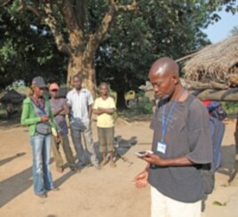 Researchers adapted smart phones to help record responses, the first time such technology was used to conduct surveys in the Central African Republic.