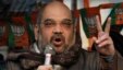 India's ruling Bharatiya Janata Party (BJP) President Amit Shah addresses an election rally in Srinagar, Indian controlled Kashmir, Dec. 11, 2014. 