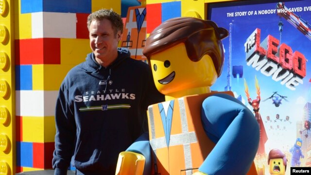 Diễn viên Will Ferrell đến dự buổi ra mắt của bộ phim "The Lego Movie" tại Los Angeles.