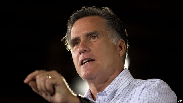 Ứng cử viên tổng thống đảng Cộng Hòa Mitt Romney