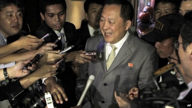 North Korea's Chief Nuclear Negotiator, Ri Yong Ho ( 2011 file photo)