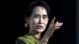 FILE - Aung San Suu Kyi