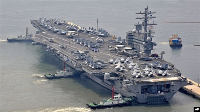 US Aircraft carrier USS Ronald Reagan (File)