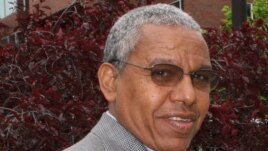 Seeye Abraha, former defense minister, in Boston, Massachusetts (Photo courtesy - Berhane Nguse)