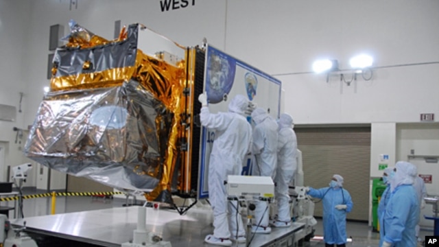NPP inside a clean room at Vandenberg Air Force Base in California