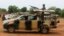 Soldier from Lagos, part of an expected 1,000 reinforcements sent to Adamawa state to fight Boko Haram Islamists, with th 23rd Armoured Brigade, Yola, May 20, 2013.