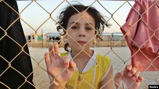 Người tị nạn Syria trong một trại ở Jordan 