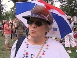 Janice Lippincot who attended the Beck Rally on the National Mall, 25 Aug 2010 is not critical of Islam