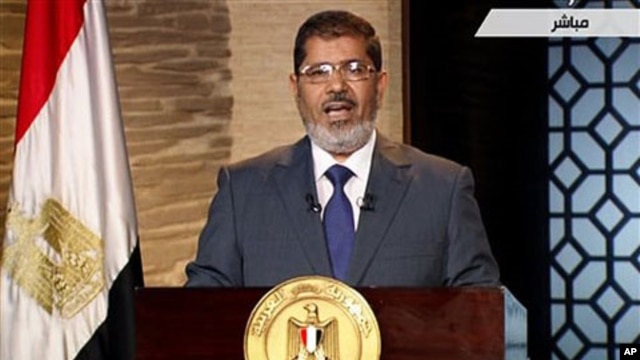 Rais wa Misri Mohammed Morsi.