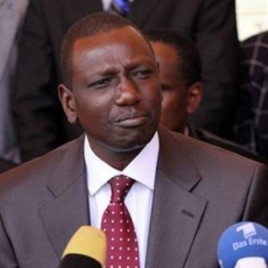 Kenya's suspended Higher Education Minister William Ruto is accused of graft (file photo)