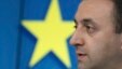 Georgian Prime Minister Irakli Garibashvili speaks at a news conference at an European Union leaders summit in Brussels.