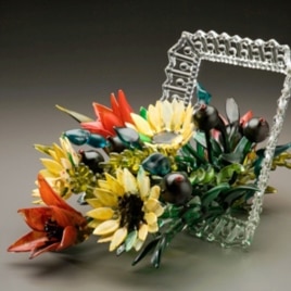 Ginny Ruffner is best known for her intricate glass flowers.