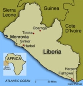 Map of Liberia