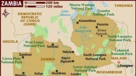 Map of Zambia