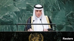 Adel Ahmed al-Jubeir, ministro de relaciones exteriores de Arabia Saudí. Foto de archivo.