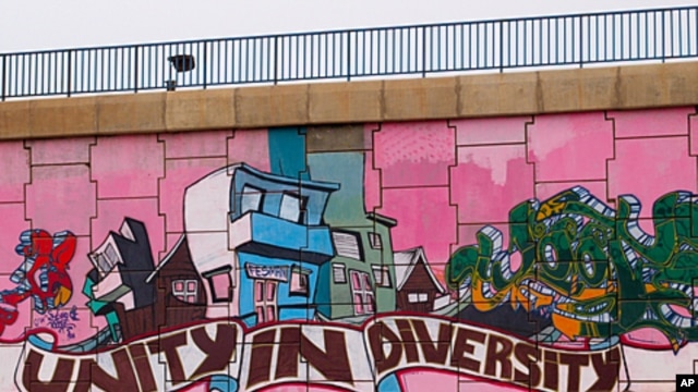 Unity in Diversity mural in Dakar, Senegal