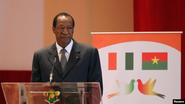 Cựu Tổng thống Burkina Faso Blaise Compaore.