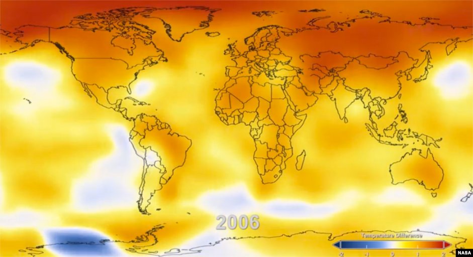 NASA Maps 130 Years Of Climate Change