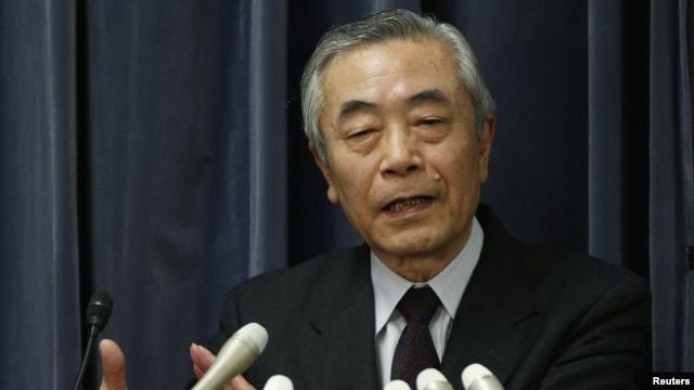 Norihiro Goto, Japan Transport Safety Board chairman, speaks during a news conference at the transport ministry in Tokyo, January 23, 2013.