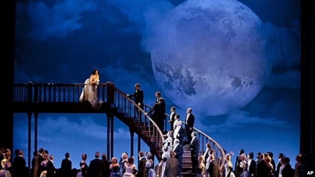 A scene from Act 3 of Donizetti's "Lucia di Lammermoor," taken during the Metropolitan Opera's tour to Japan, June 2011.