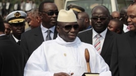 Gambian President Yahya Jammeh is pictured in this June 30, 2011 photo.