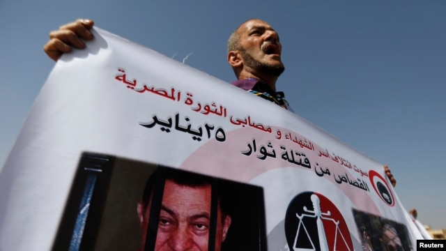 A man whose relatives were killed during the 2011 Egyptian revolution.