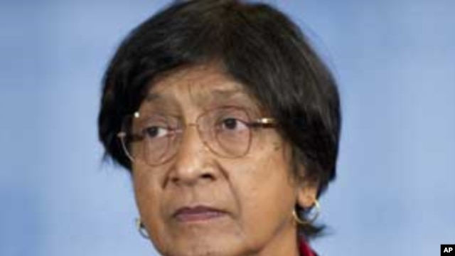 U.N. High Commissioner for Human Rights, Navi Pillay (file photo)