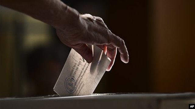Glasanje na referendumu u Rumuniji