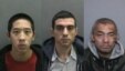 Ba tù nhân vượt ngục đang bị truy lùng. Từ trái: Jonathan Tieu, Hossein Nayeri, Bac Duong.