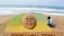 Farshaxanyahan u dhashay India oo lagu magacaabo Sudarshan Pattnaik ayaa muuqaalka Nelson Mandela ka sameeyay carada isaga oo caafimaad u rajaynaya, Magaalada Puri, India, June 9, 2013. 