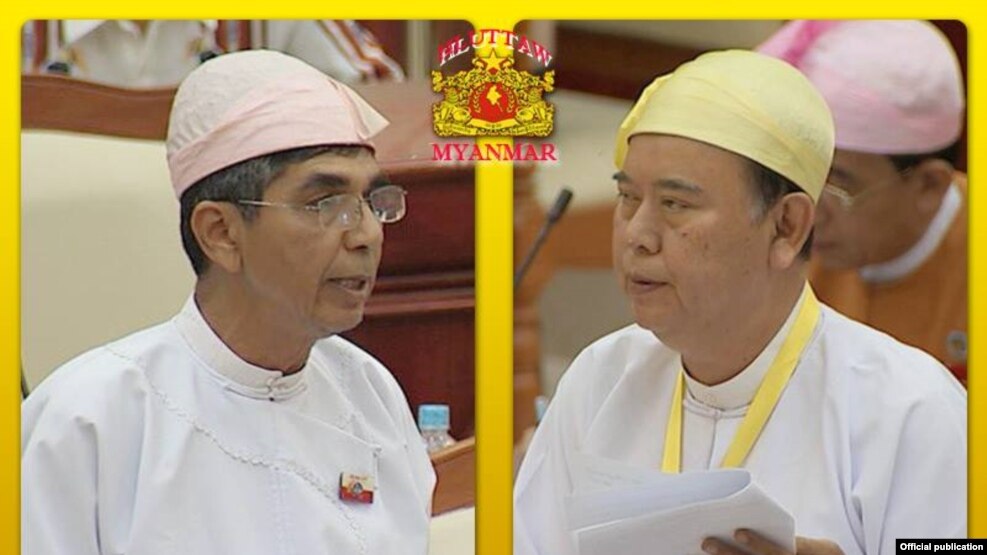 သမိုင္း၀င္တကၠသိုလ္ ေက်ာင္းသားအေဆာက္အဦးကို ျပန္ၿပီး တည္ေဆာက္ဖို႔ရွိမရွိ ဦးဦးလွေစာက NLD အစိုးရ ပညာေရး ဒု၀န္ႀကီး ဦး၀င္းေမာ္ထြန္းကို ေမးျမန္းစဥ္။