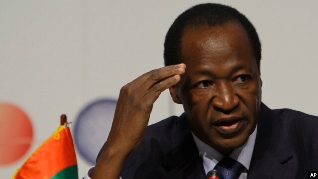 Tổng thống Blaise Compaore của Burkina Faso